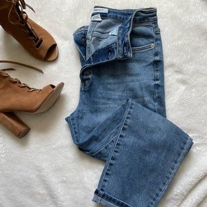 F21 high rise denim